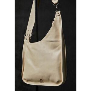 NWT Free People We the People Bag Sling Revival Cream Leather